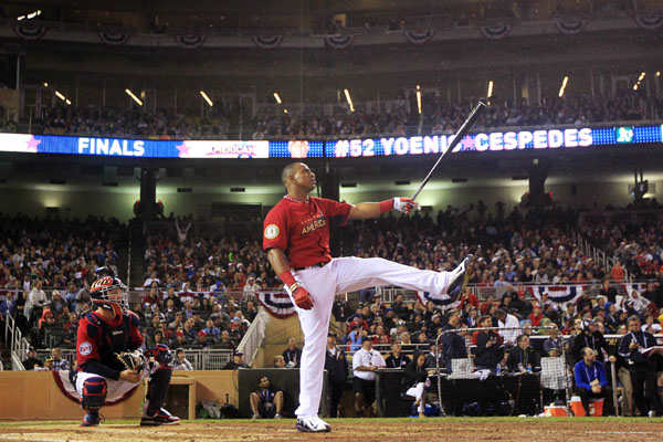 Yoenis Cespedes mlb all star game home run derby 2014